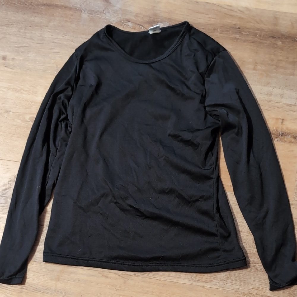 Classic Black Long Sleeve Top